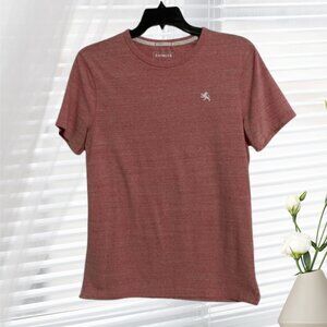 Express Men's Light Red Heathered Stretch T-Shirt - Size Medium